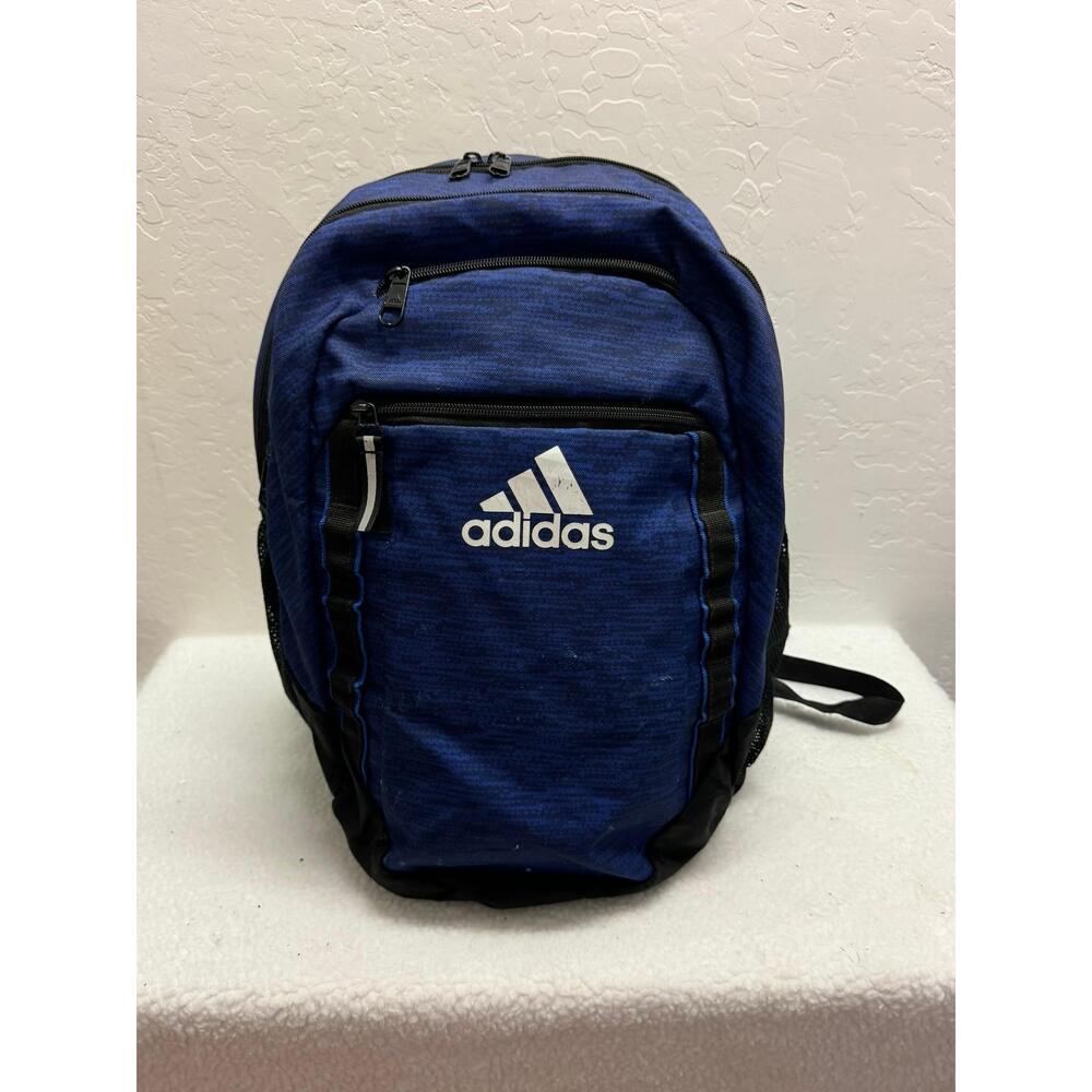 Adidas Dark Blue Black Excel 7 Backpack Multiple Compartments Training